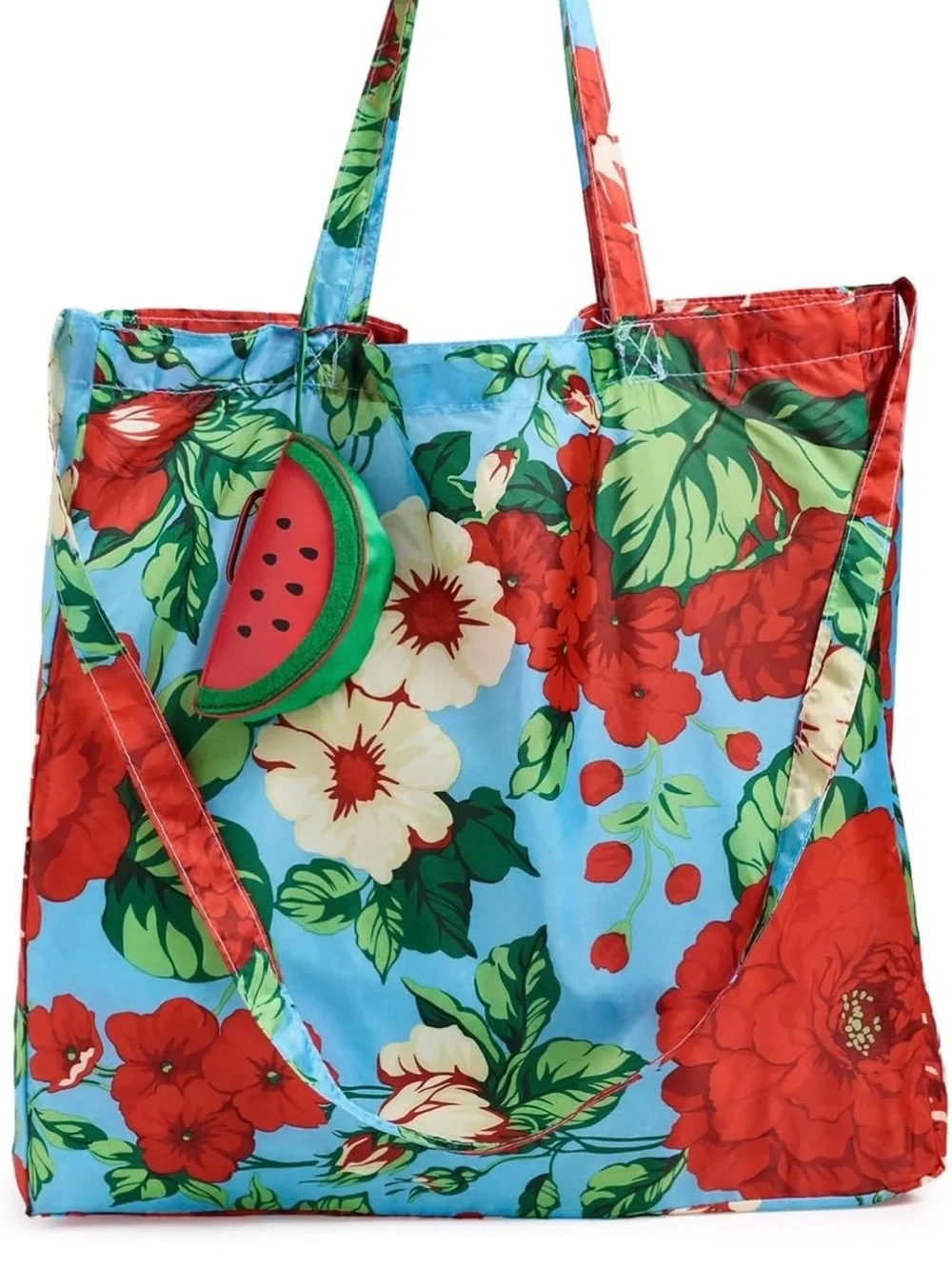 Farm Rio Fruit Bag in Watermelon. Packable. Brand new!